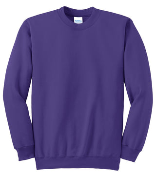 Port & Company Essential Fleece Crewneck Sweatshirt (Purple)