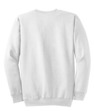 Port & Company Essential Fleece Crewneck Sweatshirt (White)