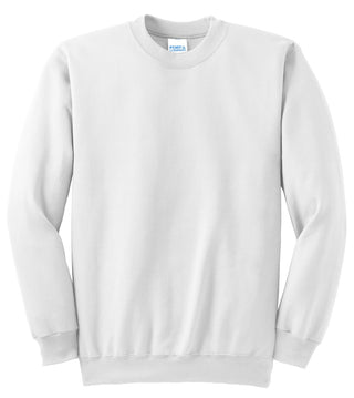 Port & Company Essential Fleece Crewneck Sweatshirt (White)