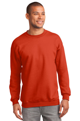 Port & Company Essential Fleece Crewneck Sweatshirt (Orange)