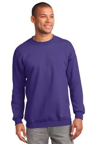 Port & Company Essential Fleece Crewneck Sweatshirt (Purple)