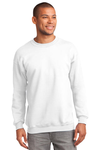 Port & Company Essential Fleece Crewneck Sweatshirt (White)