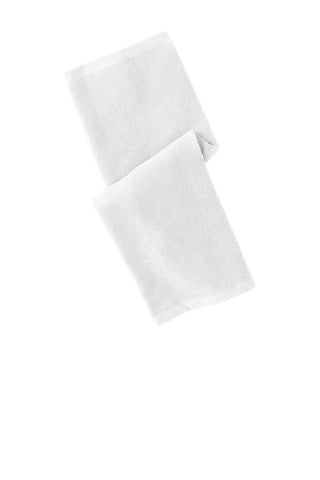 Port Authority Hemmed Towel (White)