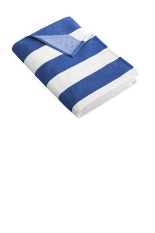 Port Authority Cabana Stripe Beach Towel (Royal)