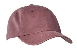 Port Authority Garment-Washed Cap (Maroon)