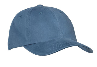 Port Authority Garment-Washed Cap (Steel Blue)