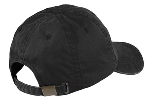 Port Authority Garment-Washed Cap (Black)