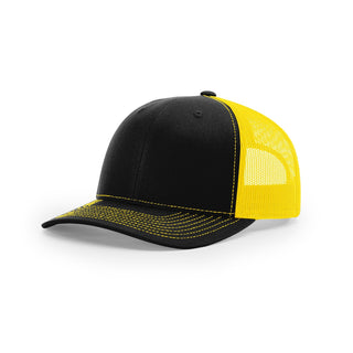 Richardson Trucker (Black/Yellow)