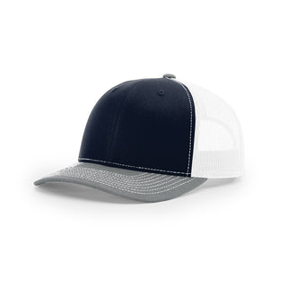 Richardson Trucker (Navy/White/Heather Grey)