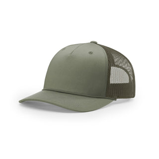 Richardson Five Panel Trucker With Rope (Loden/Loden)