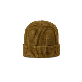 Richardson Waffle Knit Beanie With Cuff (Curry)