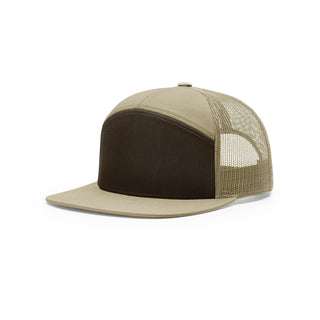 Richardson 7 Panel Trucker (Brown/Khaki)