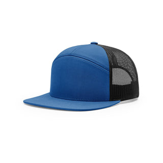 Richardson 7 Panel Trucker (Royal/Black)