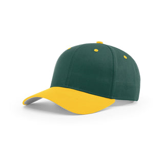 Richardson Pro Twill Snapback (Dark Green/Gold)