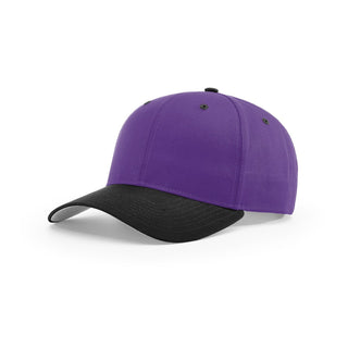 Richardson Pro Twill Snapback (Purple/Black)