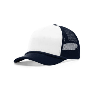 Richardson Low Pro Foamie Trucker (White/Navy/Navy)