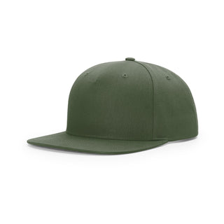 Richardson Pinch Front Structured Snapback (Army Olive)