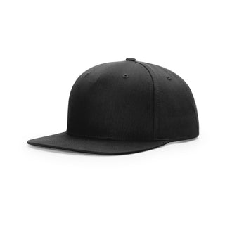 Richardson Pinch Front Structured Snapback (Black)