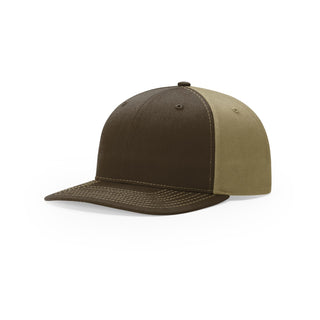 Richardson Solid Twill Trucker (Brown/Khaki)