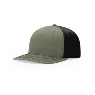 Richardson Solid Twill Trucker (Loden/Black)