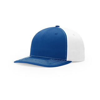 Richardson Solid Twill Trucker (Royal/White)