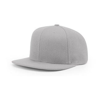 Richardson Acrylic-Wool Blend Flatbill Snapback (Grey)