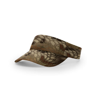 Richardson Twill Camo Visor (Kryptek Highlander)