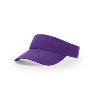 Richardson Garment Washed Visor (Purple)