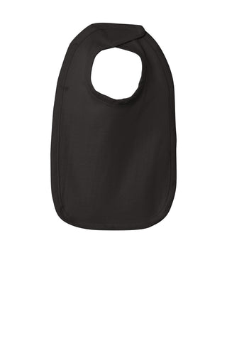 Rabbit Skins Infant Premium Jersey Bib (Black)