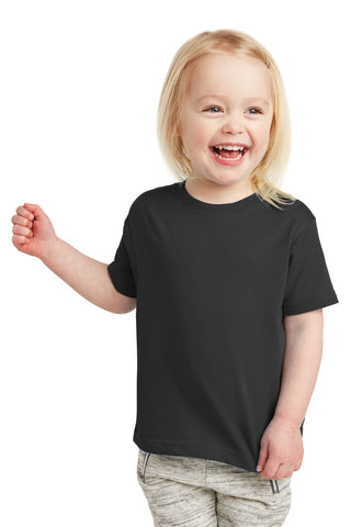 Rabbit Skins Toddler Fine Jersey Tee (Black)