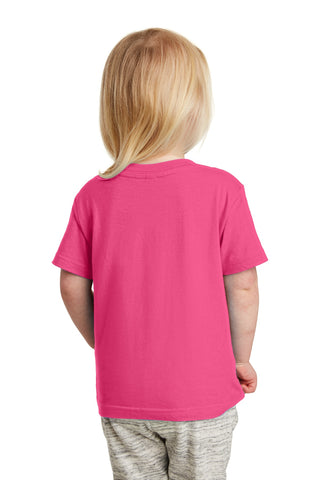 Rabbit Skins Toddler Fine Jersey Tee (Hot Pink)