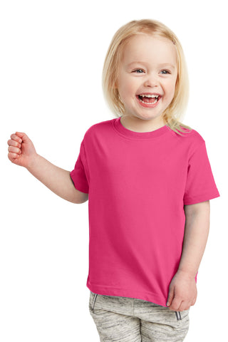 Rabbit Skins Toddler Fine Jersey Tee (Hot Pink)