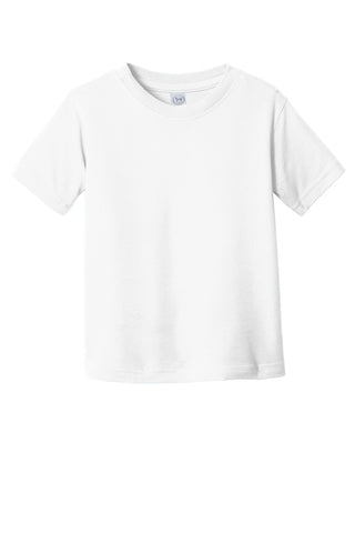 Rabbit Skins Toddler Fine Jersey Tee (White)