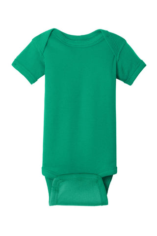 Rabbit Skins Infant Short Sleeve Baby Rib Bodysuit (Kelly)