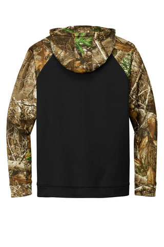 Russell Outdoors Realtree Performance Colorblock Pullover Hoodie (Black/ Realtree Edge)