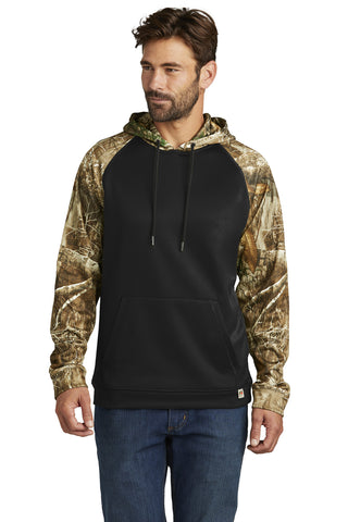 Russell Outdoors Realtree Performance Colorblock Pullover Hoodie (Black/ Realtree Edge)