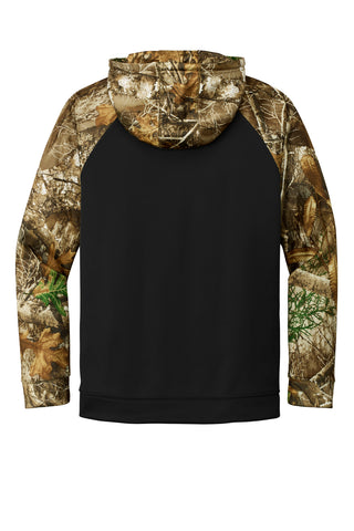 Russell Outdoors Realtree Performance Colorblock Full-Zip Hoodie (Black/ Realtree Edge)