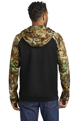 Russell Outdoors Realtree Performance Colorblock Full-Zip Hoodie (Black/ Realtree Edge)