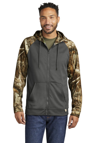 Russell Outdoors Realtree Performance Colorblock Full-Zip Hoodie (Magnet/ Realtree Edge)