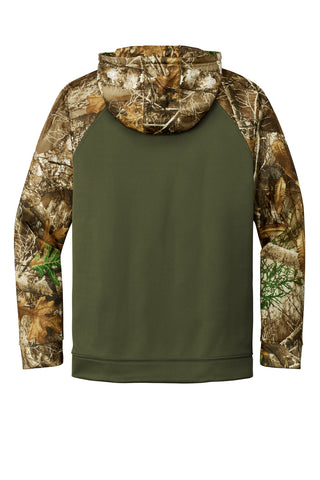 Russell Outdoors Realtree Performance Colorblock Full-Zip Hoodie (Olive Drab Green/ Realtree Edge)