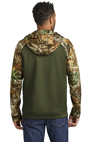 Russell Outdoors Realtree Performance Colorblock Full-Zip Hoodie (Olive Drab Green/ Realtree Edge)