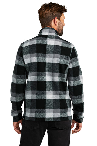 Russell Outdoors Basin Snap Pullover RU551 (Deep Black Plaid)