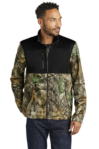 Russell Outdoors Realtree Atlas Colorblock Soft Shell (Deep Black/ Realtree Edge)