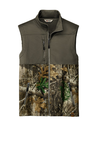 Russell Outdoors Realtree Atlas Colorblock Soft Shell Vest (Cargo Brown/ Realtree Edge)