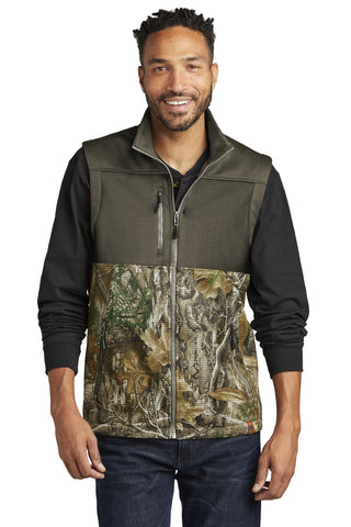 Russell Outdoors Realtree Atlas Colorblock Soft Shell Vest (Cargo Brown/ Realtree Edge)