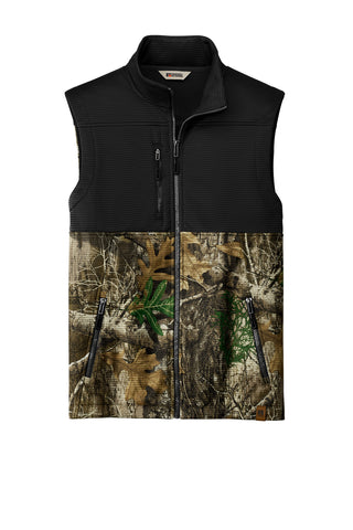 Russell Outdoors Realtree Atlas Colorblock Soft Shell Vest (Deep Black/ Realtree Edge)