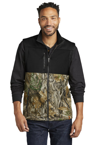 Russell Outdoors Realtree Atlas Colorblock Soft Shell Vest (Deep Black/ Realtree Edge)