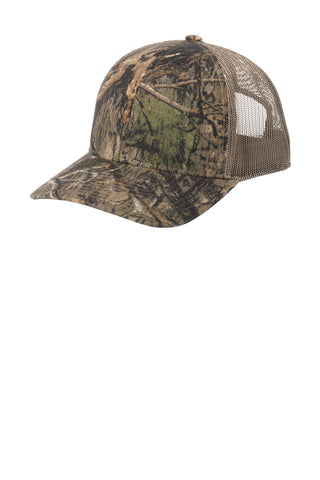 Russell Outdoors Camo Snapback Trucker Cap (Mossy Oak DNA/ Khaki)