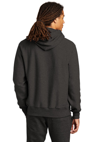Champion Reverse Weave Hooded Sweatshirt (Charcoal Heather)