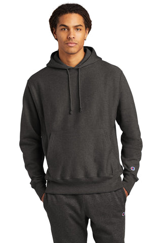 Champion Reverse Weave Hooded Sweatshirt (Charcoal Heather)